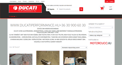 Desktop Screenshot of ducatiperformance.hu