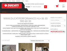 Tablet Screenshot of ducatiperformance.hu